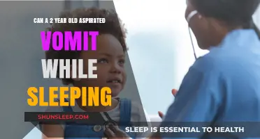 Aspiration Risks: Toddler Vomit While Sleeping