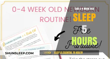 Newborn Sleep Patterns: Understanding 4-Week-Olds' 5-Hour Slumbers