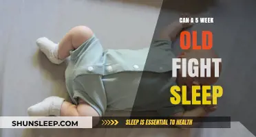 Battling Sleep: 5-Week-Olds and Their Sleep Struggles