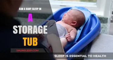 Is It Safe for Babies to Sleep in Storage Tubs?
