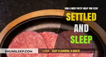 Beef Patties and Sleep: Can They Keep You Settled?
