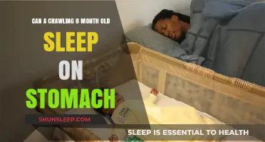 Stomach-sleeping for crawling infants: Is it safe?