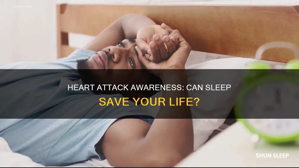 can a heart attack wake you up from sleep