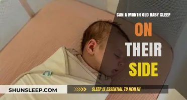 Is Side Sleeping Safe for a One-Month-Old Baby?
