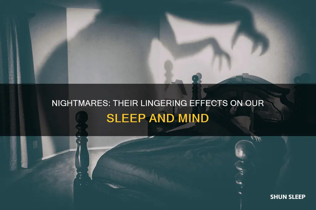 can a nightmare ruin sleep for days