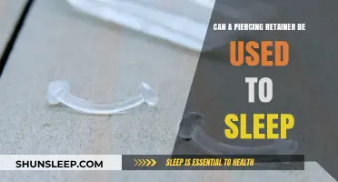 Piercing Retainers: Safe Sleep Solution?