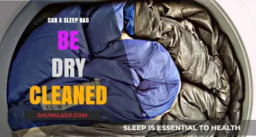 Dry Cleaning a Sleep Bag: Is it Possible?