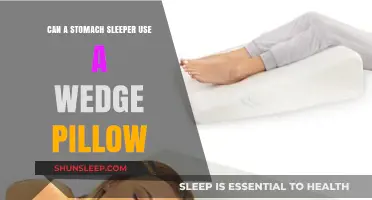 Stomach Sleepers: Wedge Pillow Benefits and Uses