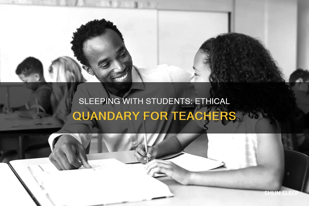 can a teacher sleep with a 18 year old