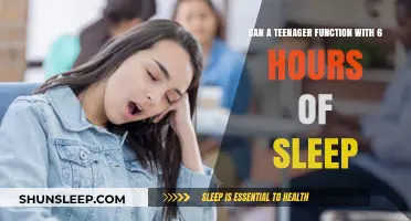 Teenagers and Sleep: Can Six Hours Really Cut It?