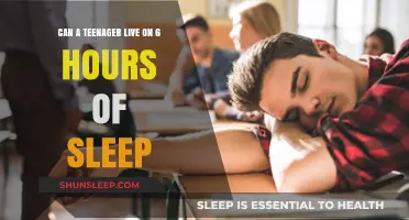 Sleepless Teens: The Impact of 6 Hours of Sleep on Adolescent Life