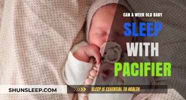 Pacifier Safety for Newborns: Can a Week-Old Baby Sleep with One?