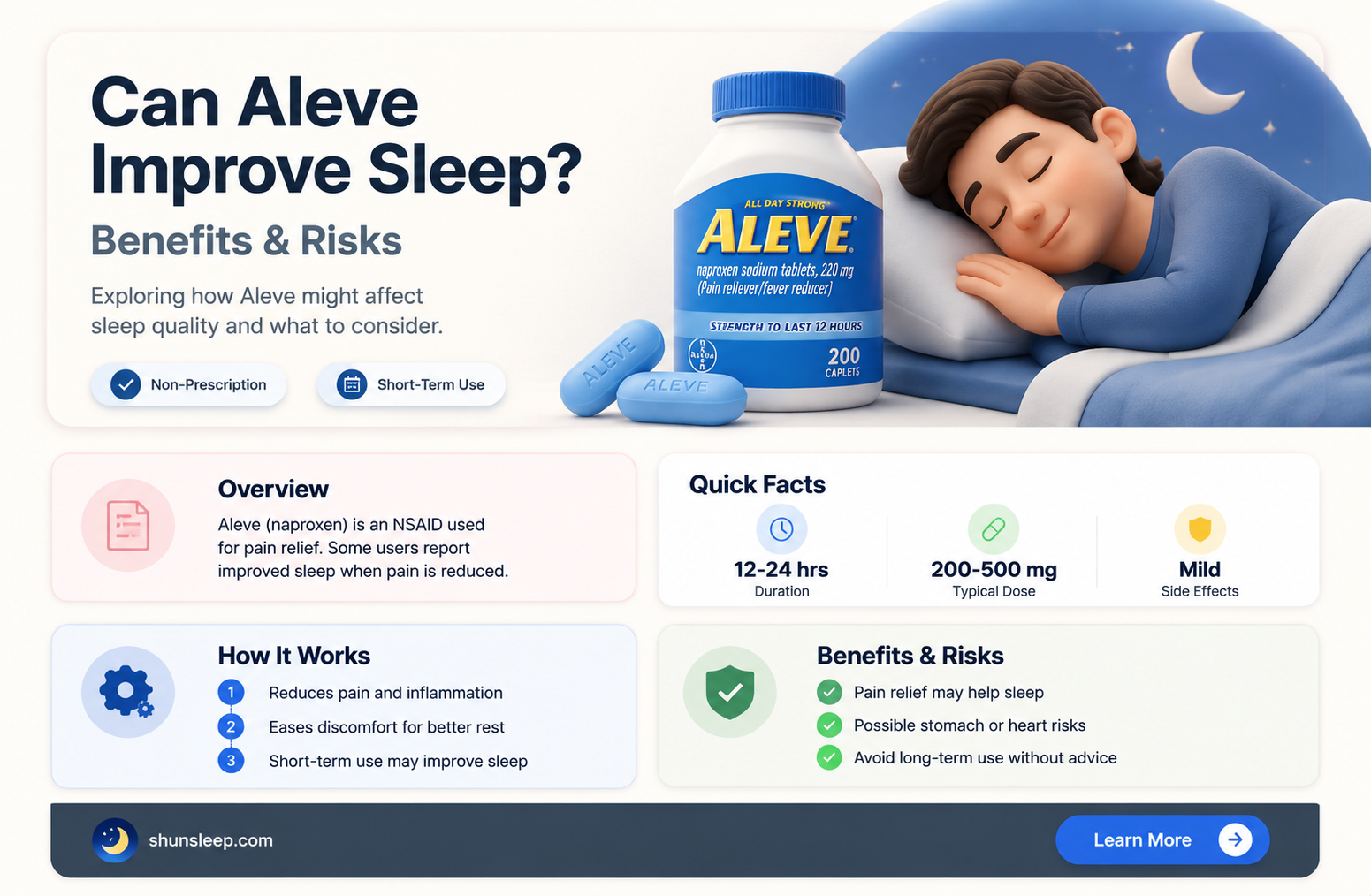 can aleve help you sleep