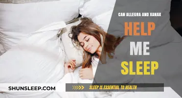 Allegra and Xanax for Sleep: Safe Combination or Risky Mix?