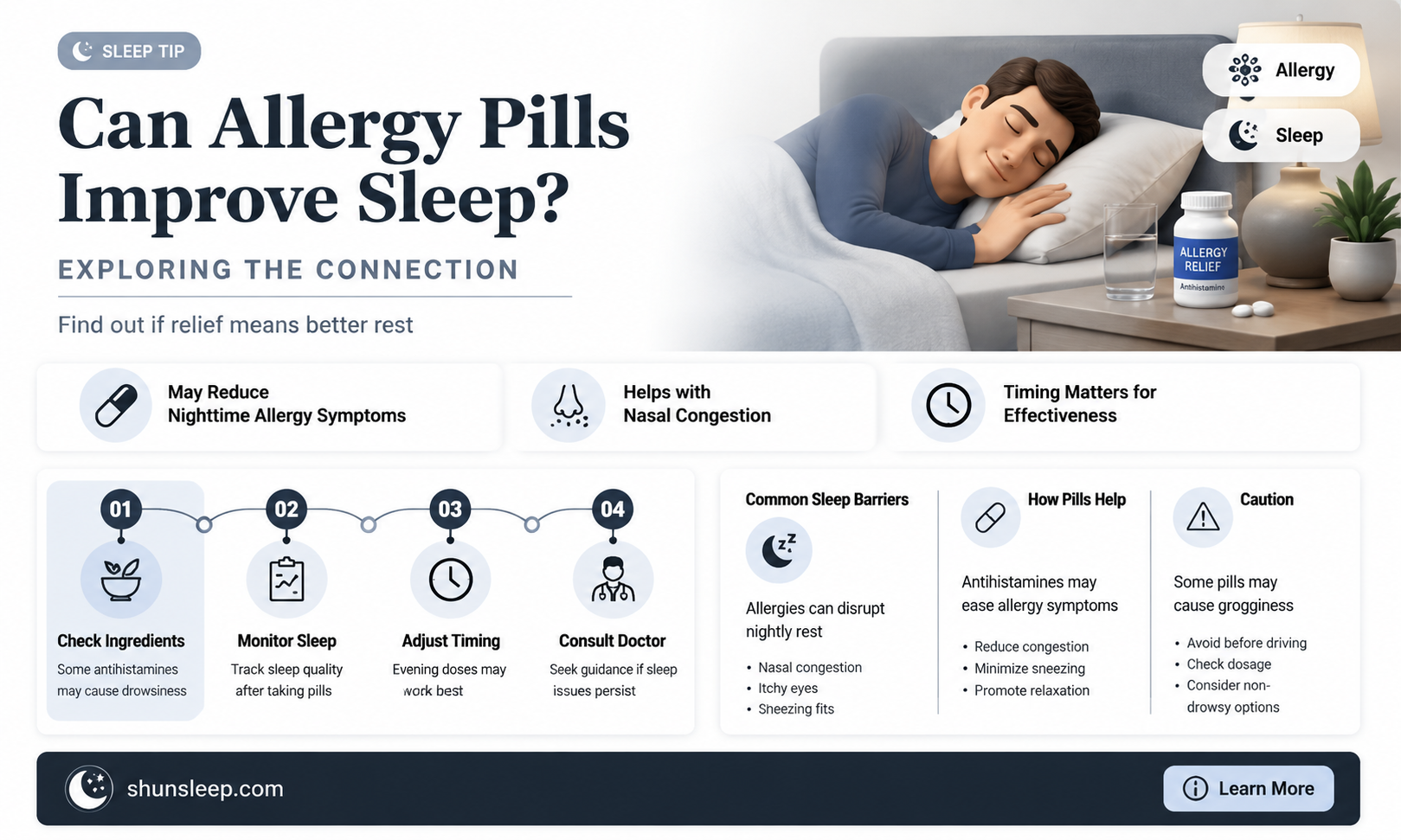 can alleegy pills help you sleep