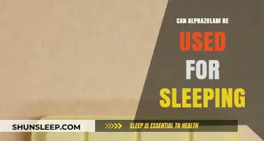Alprazolam for Sleep: Is It Safe?