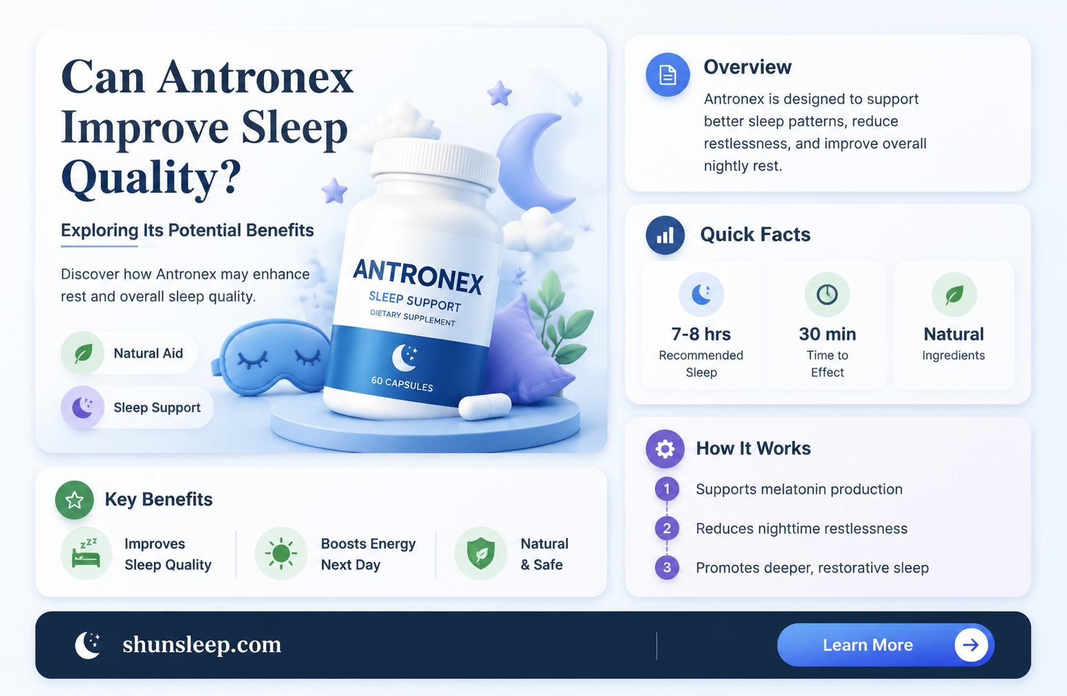 can antronex help you sleep