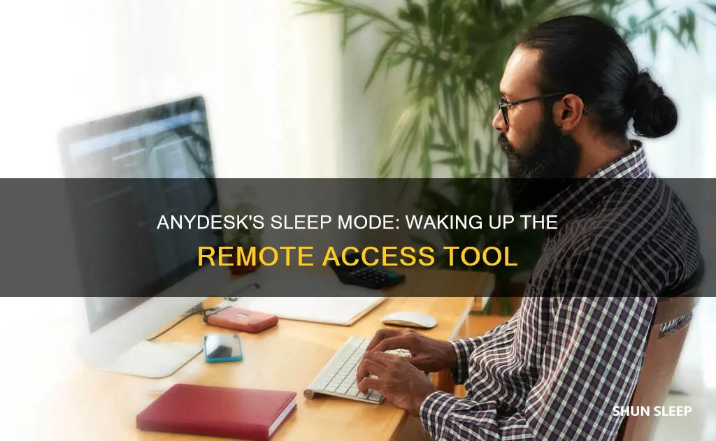 can anydesk wake up from sleep