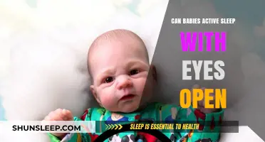 Babies Sleeping with Open Eyes: Active Sleep or Cause for Concern?