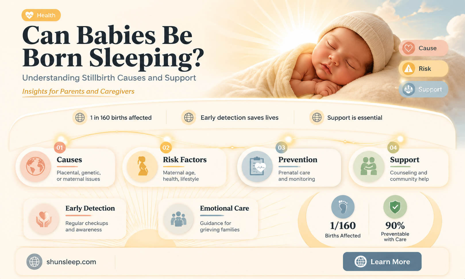 can babies be born sleeping