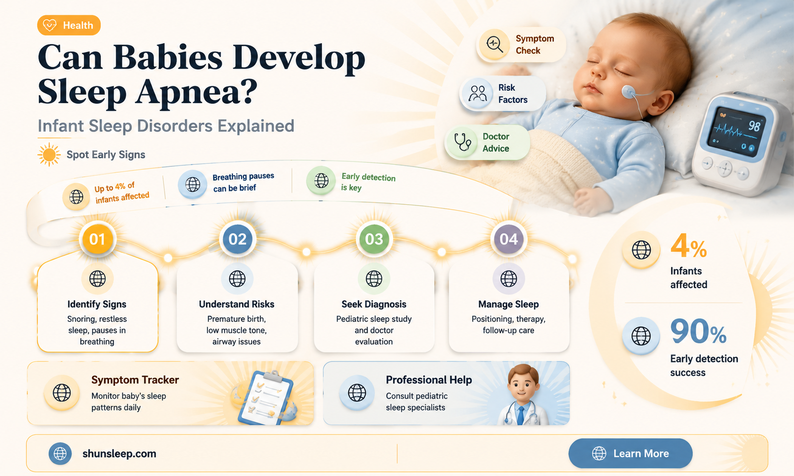 can babies develop sleep apnea