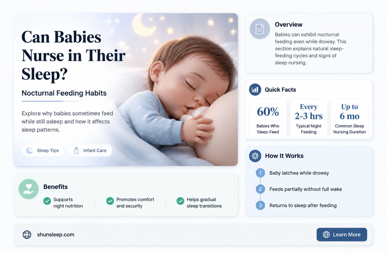 can babies nurse in their sleep