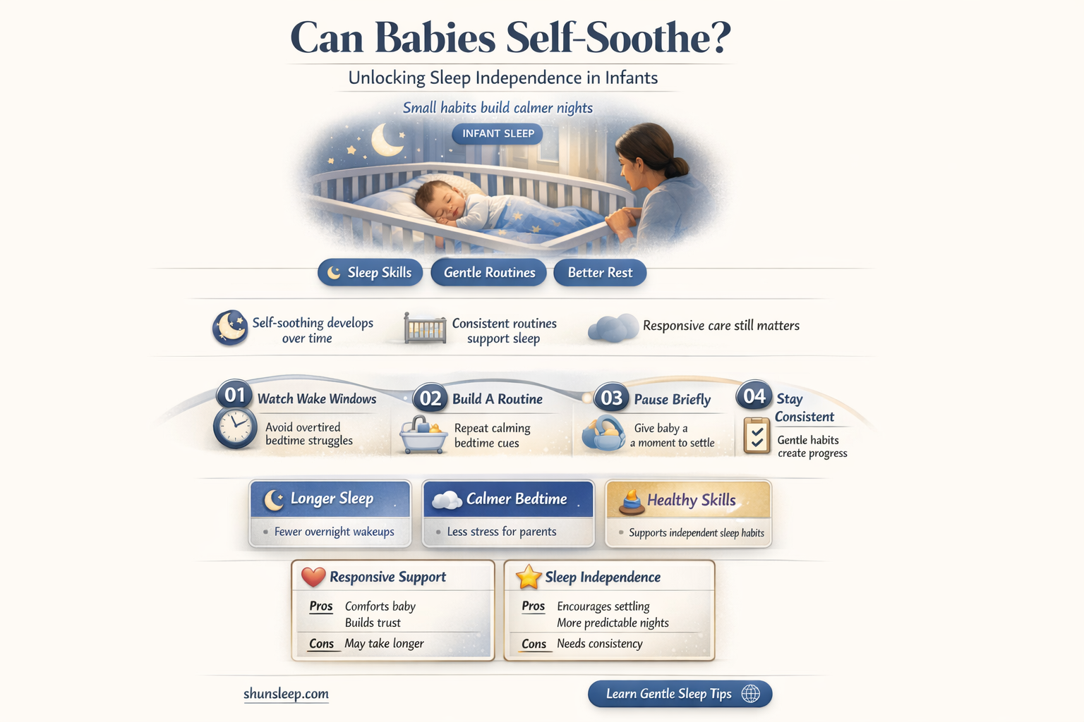 can babies soothe themselves sleep