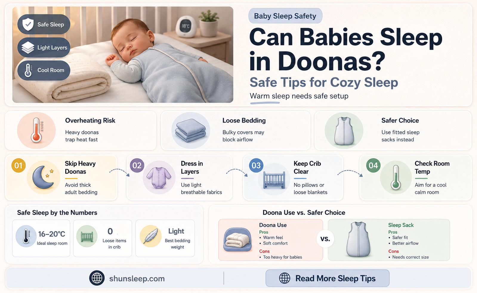 can babies sleep in doona