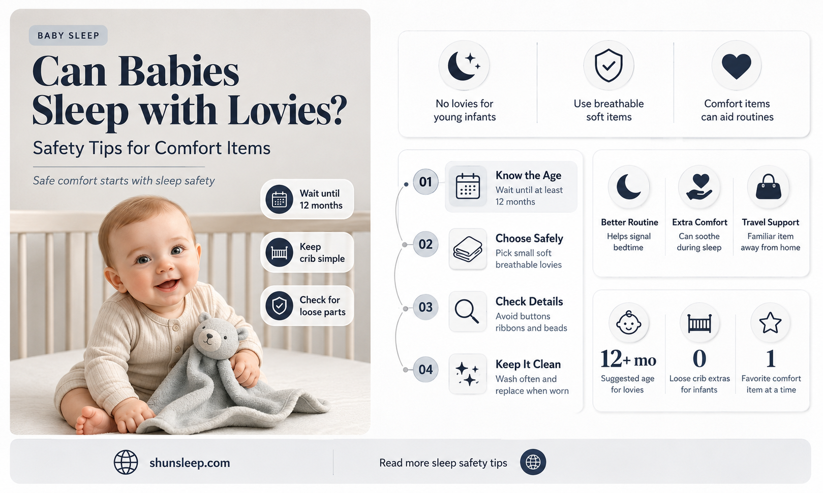 can babies sleep with lovies
