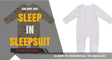 Can Babies Sleep in Sleepsuits? Comfort and Safety Tips