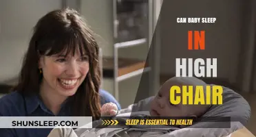 Is It Safe for Babies to Sleep in High Chairs?