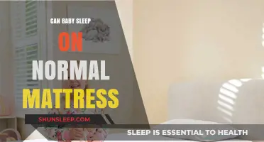 Can Babies Sleep on Regular Mattresses? Safety and Comfort Tips