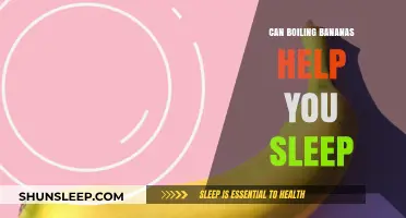 Boiling Bananas for Better Sleep: A Natural Remedy to Try