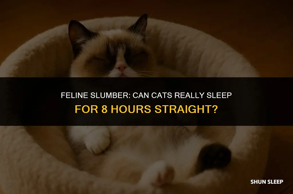 can cats sleep for 8 hours straight