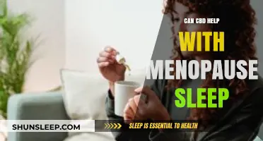 CBD and Menopause: Can It Improve Sleep Quality?