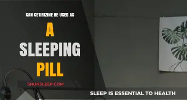 Cetirizine as a Sleeping Pill: Safe or Not?