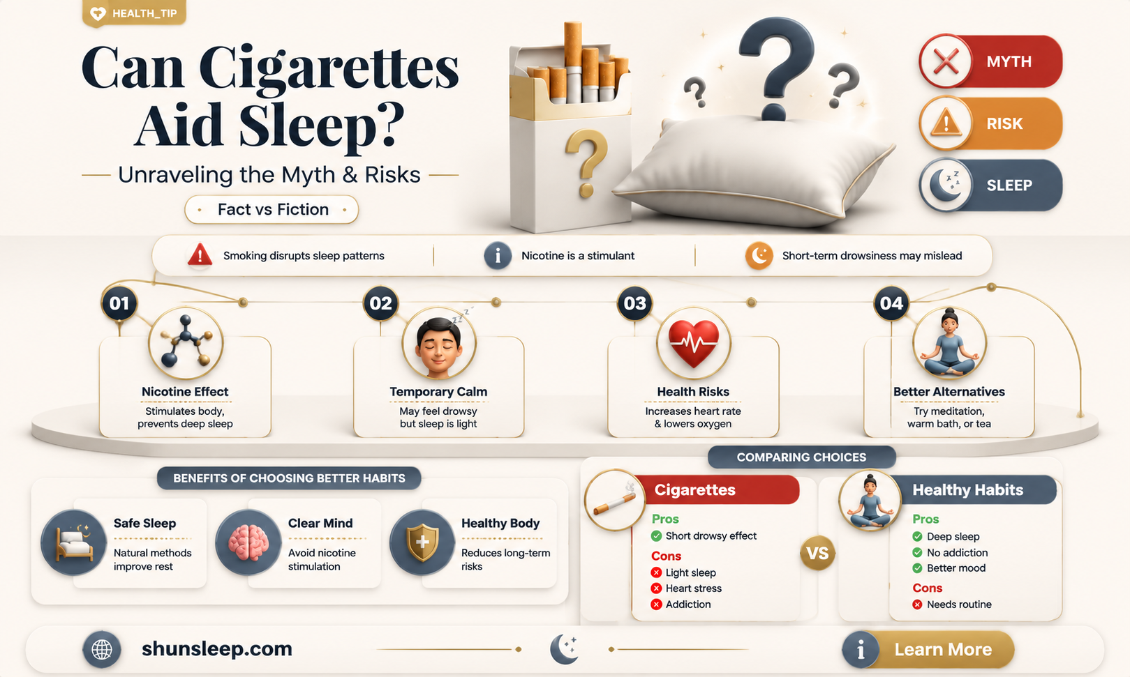 can a cigarette help you sleep