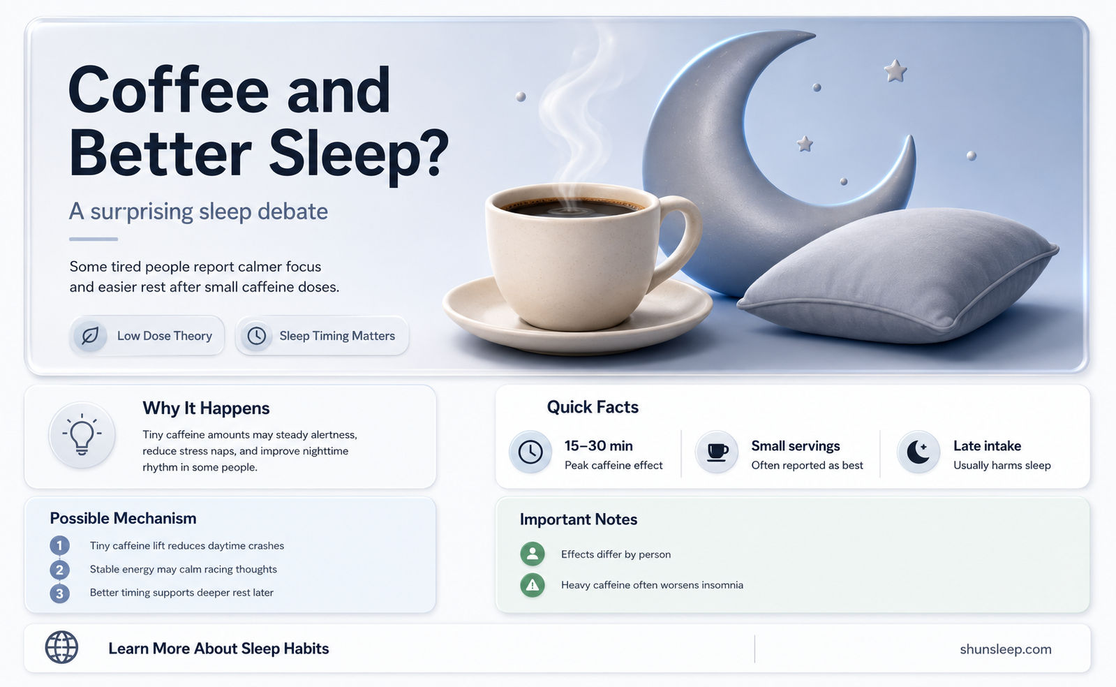can coffee help an insomniac sleep