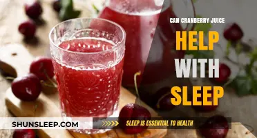 Cranberry Juice and Sleep: Unlocking Better Rest Naturally