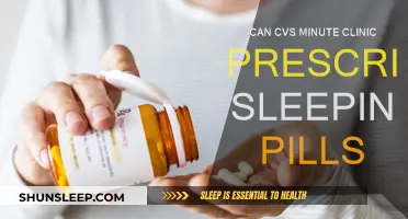 Minute Clinic: Sleeping Pills Prescription Availability