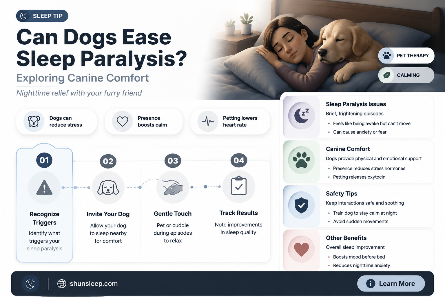 can a dog help with sleep paralysis