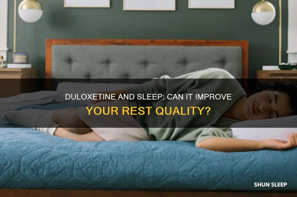 can duloxetine help you sleep