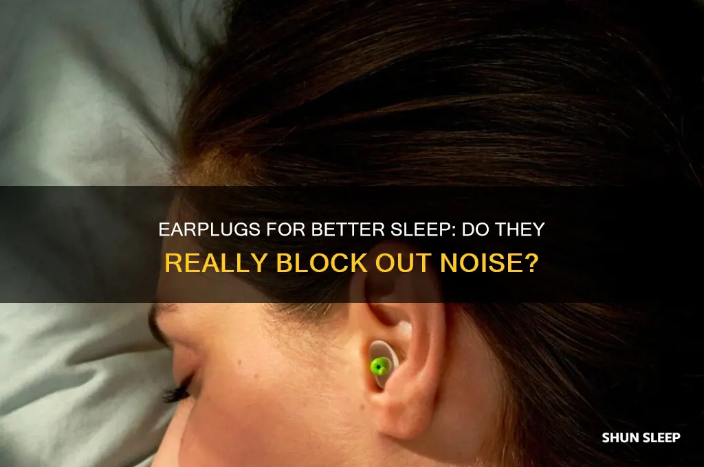 can earplugs help you sleep