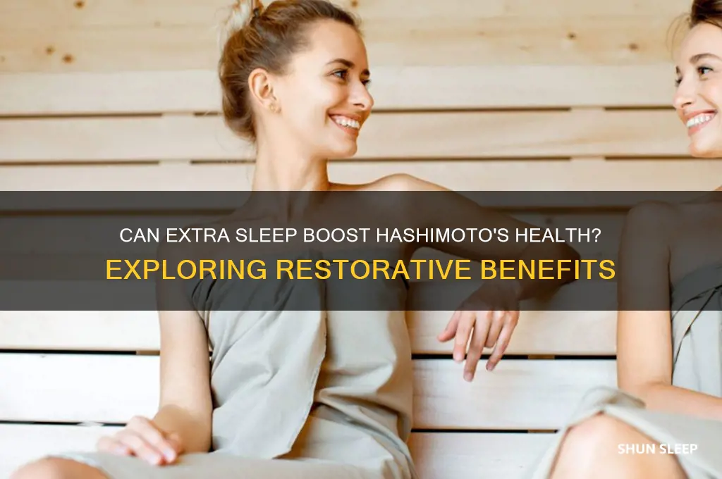 can extra sleep help hashimoto