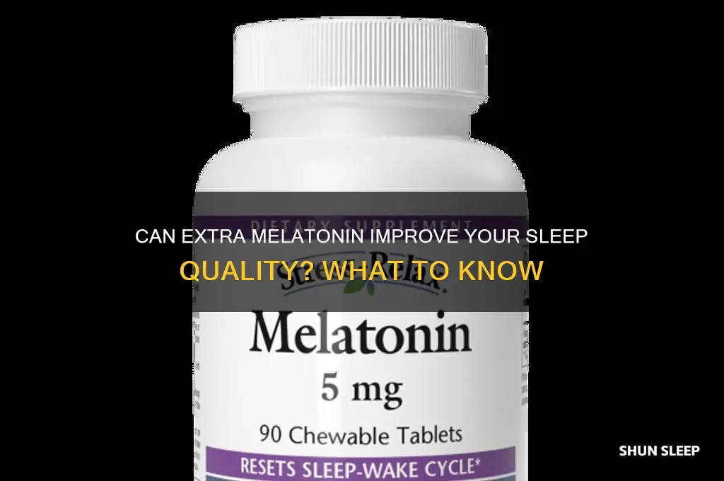 can exttaelatonin help u sleep