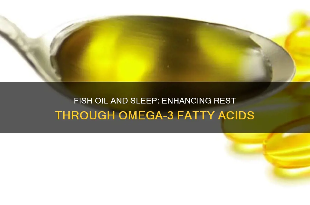 can fish oil help improve sleep