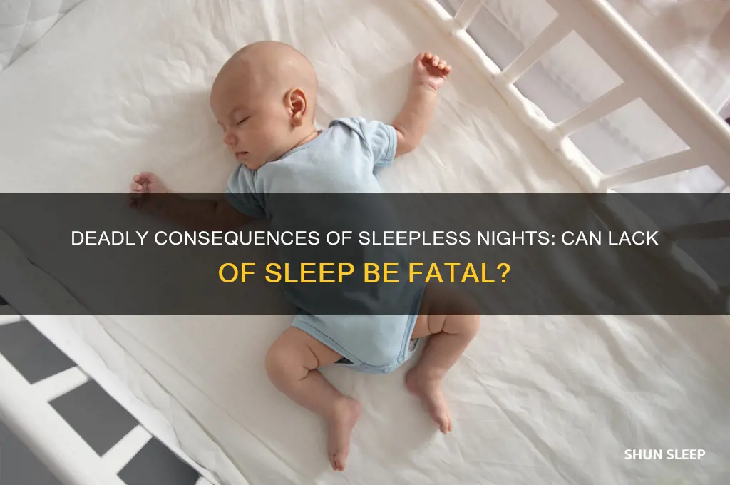 can getting no sleep kill you