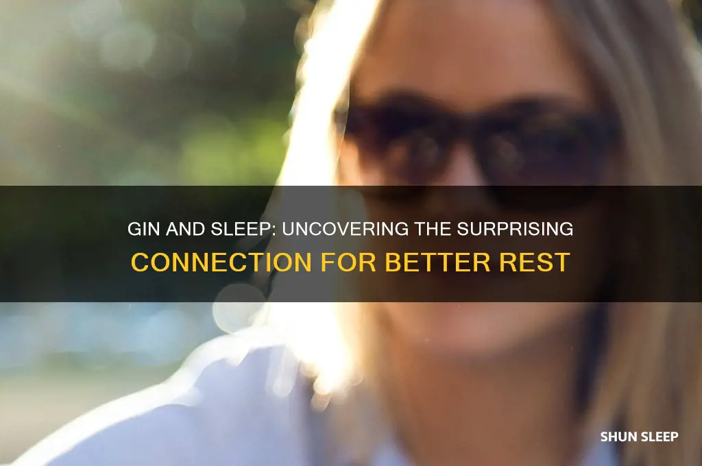 can gin help you sleep