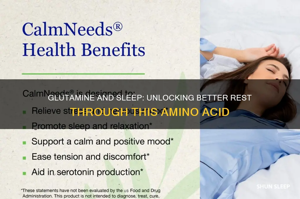 can glutamine help you sleep