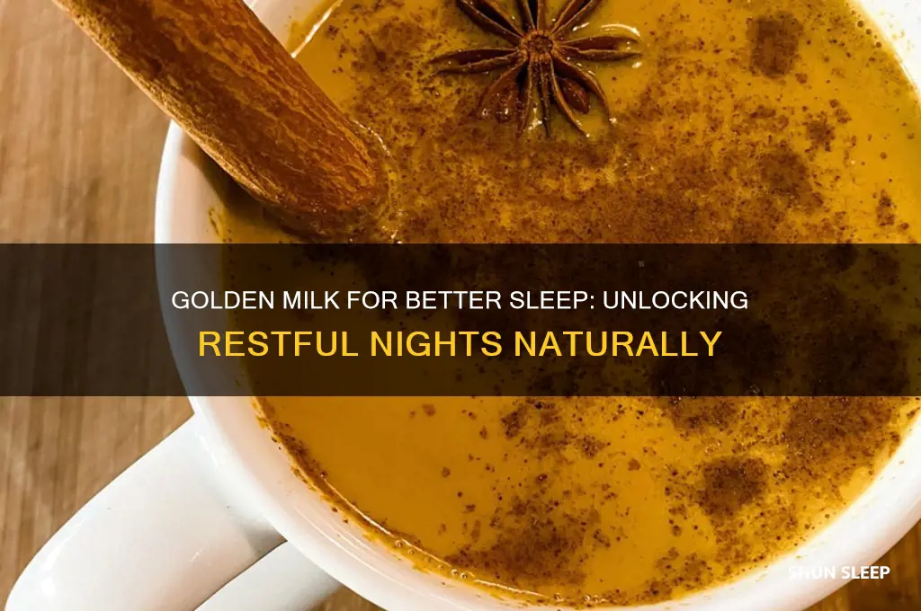 can golden milk help me sleep